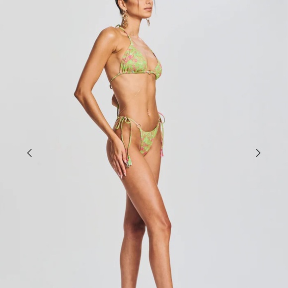 Retrofete/Bananhot Green Illusion bikini - LIKE NEW - Picture 3 of 6